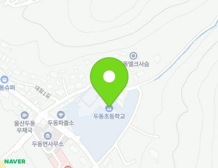 울산광역시 울주군 두동면 대밀길 29 (두동초등학교) 지도