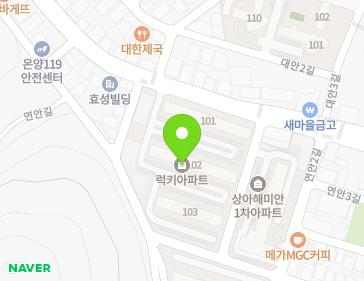 울산광역시 울주군 온양읍 온양로 86 (럭키남창아파트) 지도