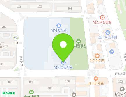 울산광역시 중구 남외3길 40 (남외동, 남외초등학교) 지도