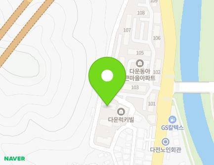 울산광역시 중구 다운19길 37-1 (다운동, 한성골든파크) 지도