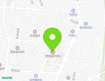 울산광역시 중구 산전길 29 (동동, 현대골든타워) 지도