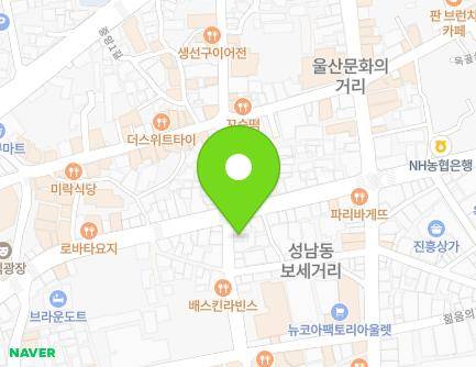 울산광역시 중구 만남의거리 1 (성남동) 지도