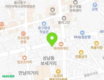 울산광역시 중구 학성로 94-1 (성남동) 지도