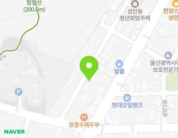 울산광역시 중구 함월13길 8 (성안동, 성벽한누리아파트) 지도