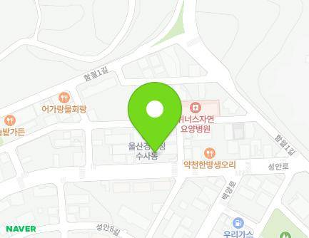 울산광역시 중구 성안로 257 (성안동, 성안파출소) 지도