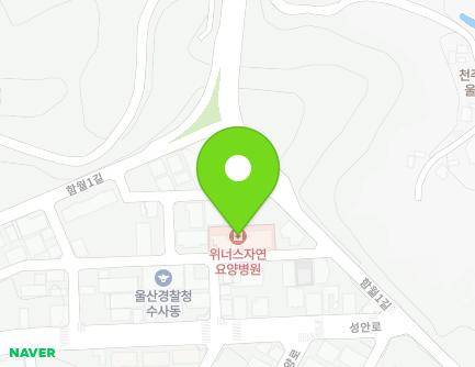 울산광역시 중구 함월20길 89 (성안동, 위너스자연요양병원) 지도