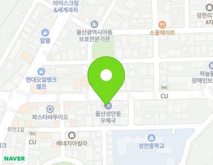 울산광역시 중구 백양로 100 (성안동, 울산성안동우체국) 지도