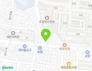울산광역시 중구 유곡로 26 (우정동) 지도
