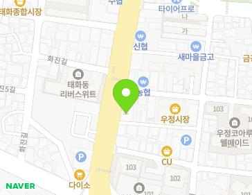 울산광역시 중구 명륜로 26 (우정동) 지도