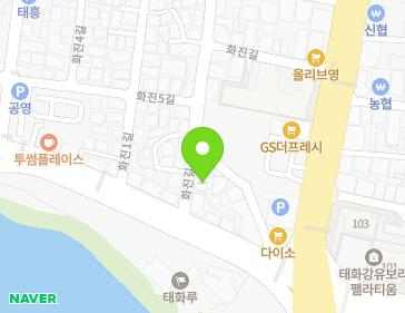 울산광역시 중구 화진길 25 (태화동) 지도