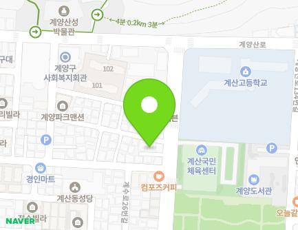 인천광역시 계양구 주부토로583번길 1 (계산동) 지도