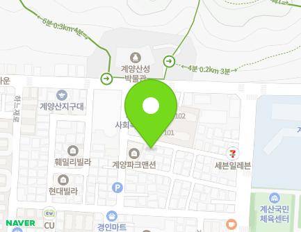 인천광역시 계양구 주부토로587번길 11-1 (계산동) 지도