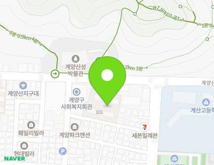 인천광역시 계양구 주부토로587번길 10 (계산동, 휴인아파트) 지도