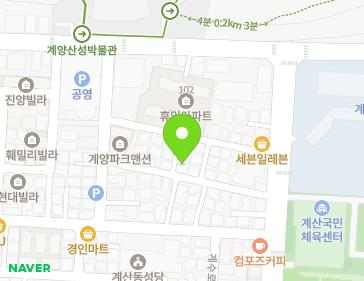 인천광역시 계양구 주부토로583번길 10 (계산동, 진주빌리지) 지도