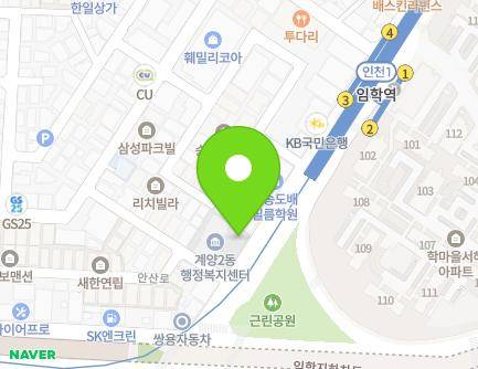 인천광역시 계양구 장제로 855 (임학동, 임학치안센터) 지도