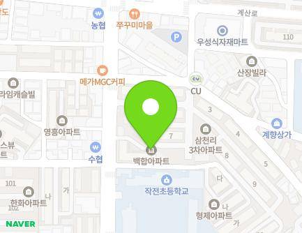 인천광역시 계양구 주부토로 464 (작전동, 백합아파트) 지도