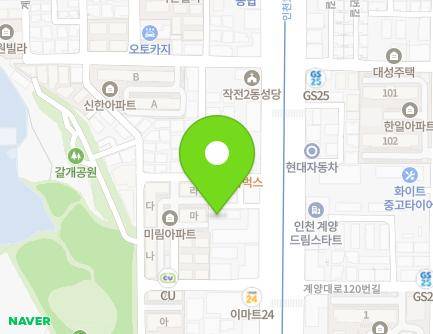 인천광역시 계양구 계양대로 125-3 (작전동, 호산빌라) 지도