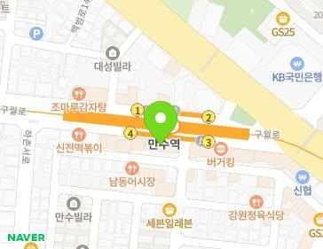 인천광역시 남동구 구월로 368 (만수동) 지도
