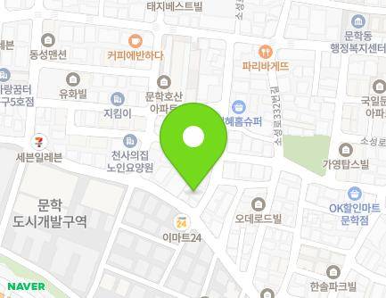 인천광역시 미추홀구 소성로326번길 34 (문학동, 그랜드오피스텔) 지도