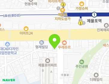 인천광역시 미추홀구 수봉로 4 (숭의동) 지도