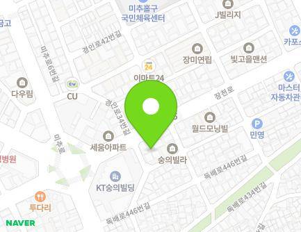 인천광역시 미추홀구 장천로 46-1 (숭의동, 고물상) 지도