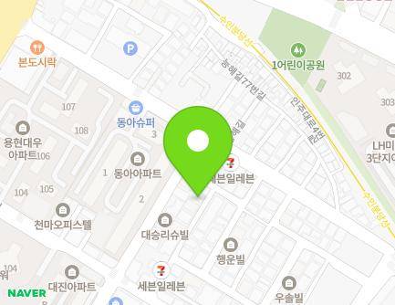 인천광역시 미추홀구 능해길46번길 7-20 (용현동, 가든아트빌) 지도