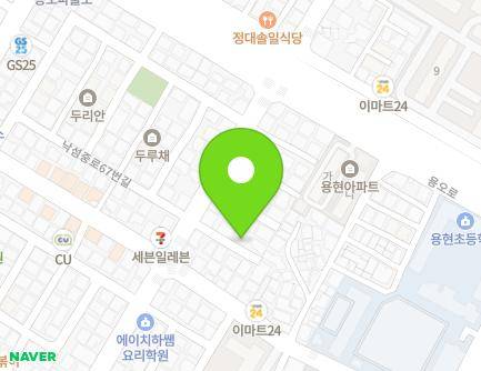 인천광역시 미추홀구 낙섬중로 68-15 (용현동, 골드빌) 지도