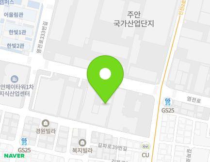 인천광역시 미추홀구 염전로 348 (주안동, (주)대림) 지도