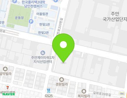 인천광역시 미추홀구 염전로 336 (주안동, (주)도움본사및공장) 지도