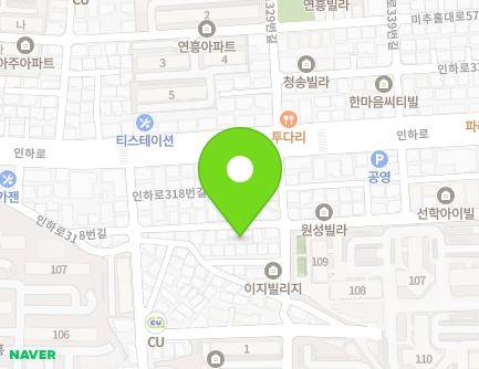 인천광역시 미추홀구 인하로318번길 11-34 (주안동, 경동쉐르빌) 지도