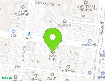 인천광역시 미추홀구 석정로 478 (주안동, 광명아파트) 지도