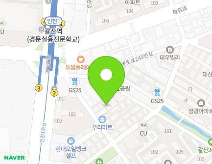 인천광역시 부평구 부평대로278번길 28-8 (갈산동, 효마을타운) 지도