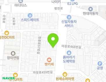인천광역시 부평구 마장로 465 (청천동) 지도