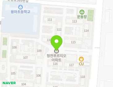 인천광역시 부평구 세월천로 16 (청천동, 청천푸르지오아파트) 지도