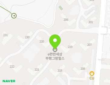 인천광역시 부평구 산청로 97 (청천동, e편한세상부평그랑힐스) 지도