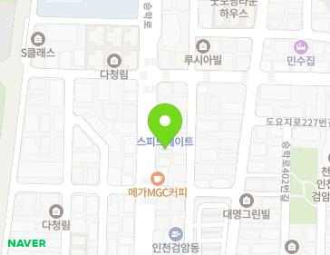 인천광역시 서구 승학로 414 (검암동, 홍심빌딩) 지도