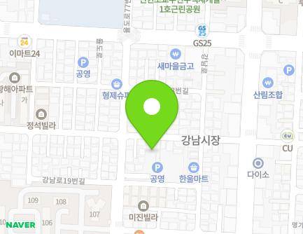 인천광역시 서구 가정로307번길 11-2 (석남동, 강남시장고객지원센터) 지도