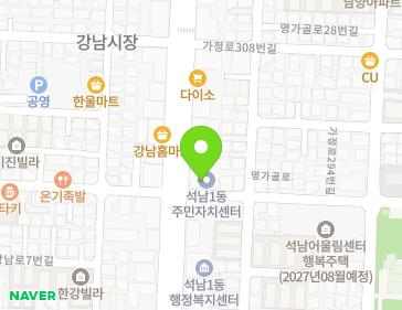인천광역시 서구 가정로 296 (석남동, 대성빌딩) 지도