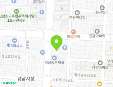 인천광역시 서구 가정로 316 (석남동, 인정빌딩) 지도