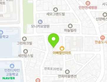 인천광역시 서구 연희로39번길 5-1 (연희동, 중앙골든빌라) 지도