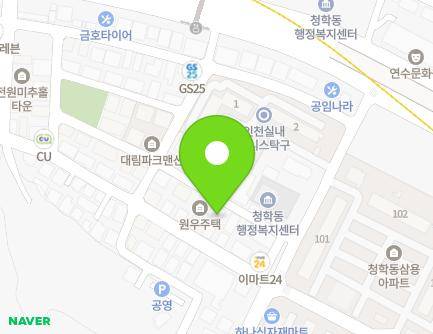 인천광역시 연수구 솔샘로 60-1 (청학동, 희망빌라) 지도