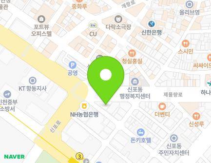 인천광역시 중구 제물량로 175 (사동, 한일골프존) 지도