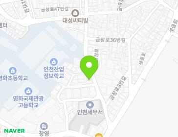 인천광역시 제물포구 금창로 19 (창영동, 원구빌라) 인천광역시 제물포구 금창로 19 (창영동, 원구빌라) 지도