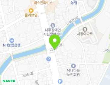 전남광주통합특별시 나주시 중앙로 26 (남내동, 현우마트) 전남광주통합특별시 나주시 중앙로 26 (남내동, 현우마트) 지도