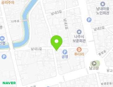 전남광주통합특별시 나주시 금성길 8 (남내동, 현성슈퍼) 전남광주통합특별시 나주시 금성길 8 (남내동, 현성슈퍼) 지도