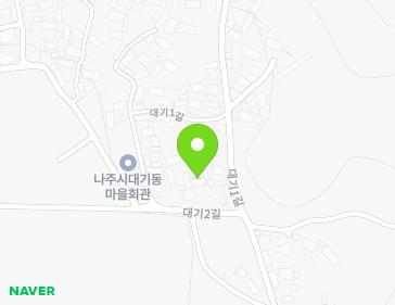 전남광주통합특별시 나주시 대기2길 167 (대기동, 금성양봉영농조합법인) 전남광주통합특별시 나주시 대기2길 167 (대기동, 금성양봉영농조합법인) 지도