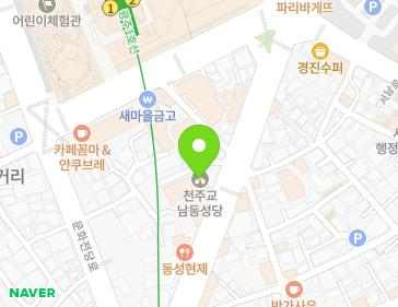 전남광주통합특별시 동구 제봉로 67 (남동, 남동천주교회) 전남광주통합특별시 동구 제봉로 67 (남동, 남동천주교회) 지도