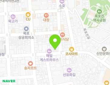 전남광주통합특별시 목포시 만호로 23 (금동1가) 전남광주통합특별시 목포시 만호로 23 (금동1가) 지도