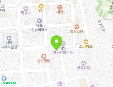 전남광주통합특별시 목포시 해안로177번길 19 (금동1가) 전남광주통합특별시 목포시 해안로177번길 19 (금동1가) 지도