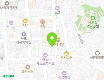 전남광주통합특별시 목포시 영산로40번길 26 (중동1가) 전남광주통합특별시 목포시 영산로40번길 26 (중동1가) 지도